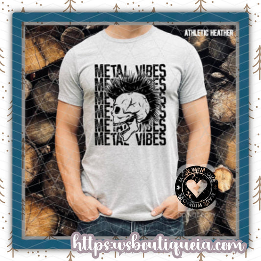 Metal Vibes - Black Graphic Tee/Sweatshirt *10 in stock*