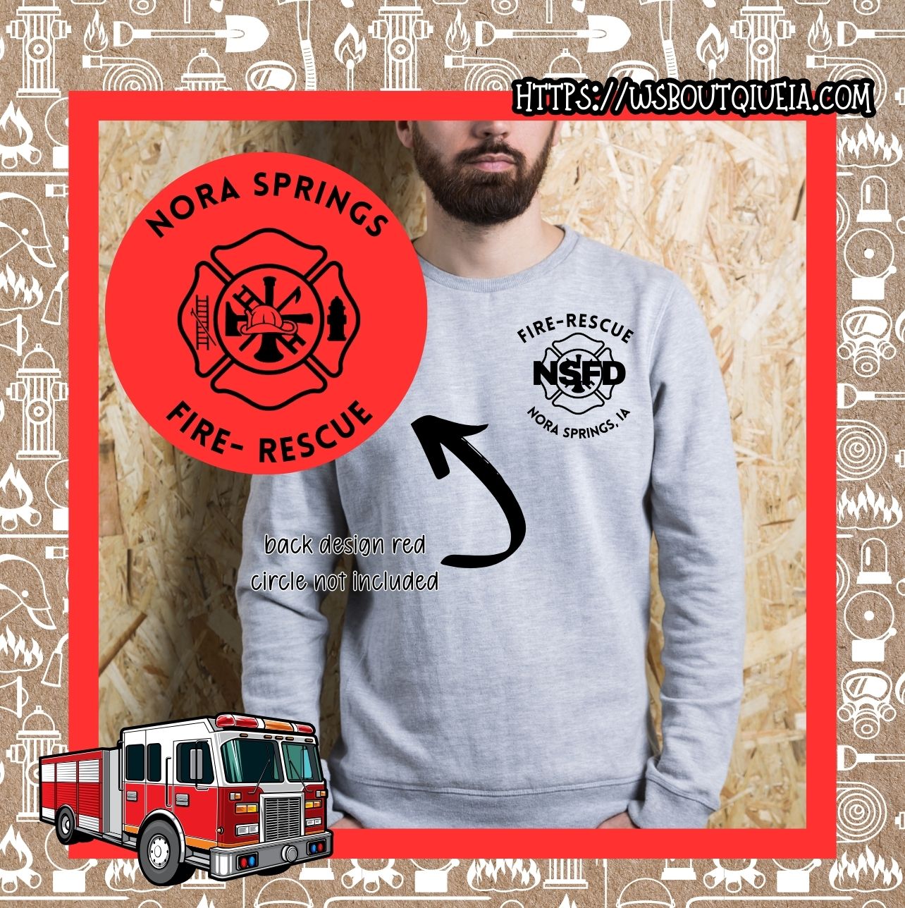 Nora Springs Fire-Rescue Graphic Tee/Sweatshirt
