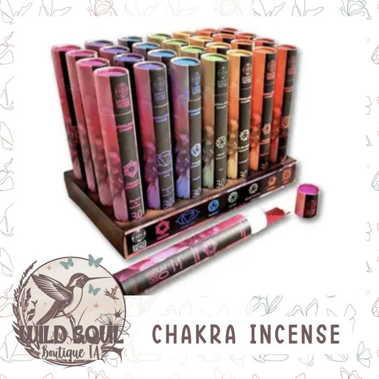 Set of 28 Himalayan Chakra Incense Sticks