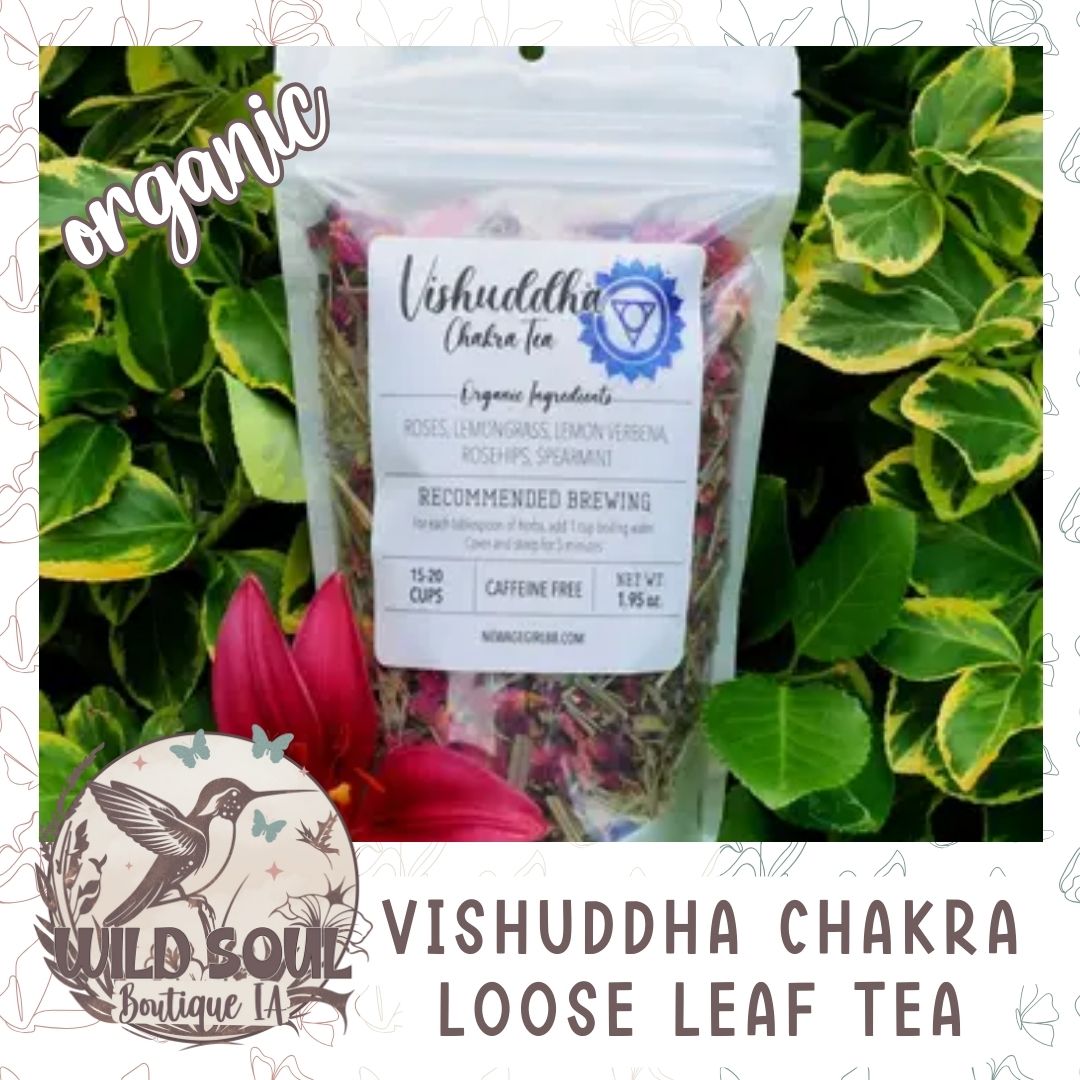 Vishuddha Chakra Organic Herbal Loose Tea