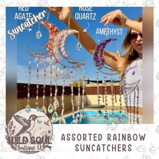 Amethyst Rainbow Suncatchers
