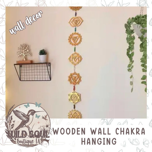 Wooden Chakra Wall Hanging