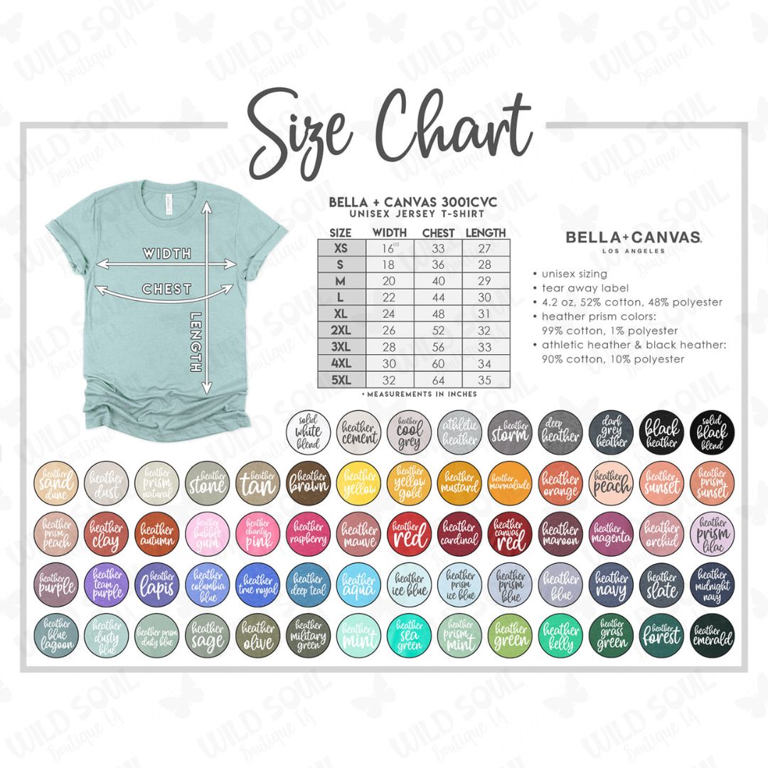 the size chart for a baby girl's bodysuit